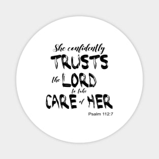 Psalm 112 7 Magnet